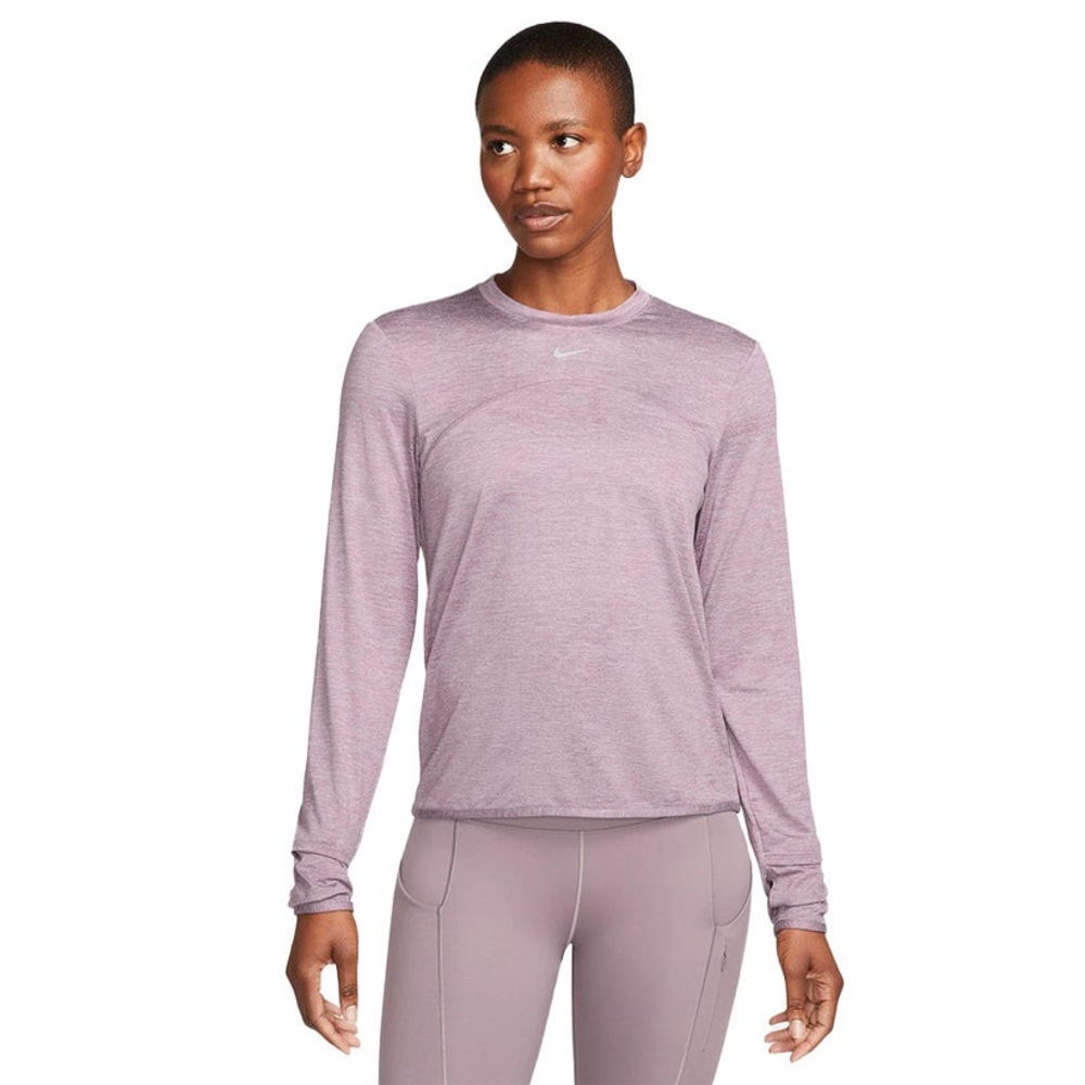 Nike Dri-Fit Swift Element UV Women's Crewneck Running Top Size medium purple